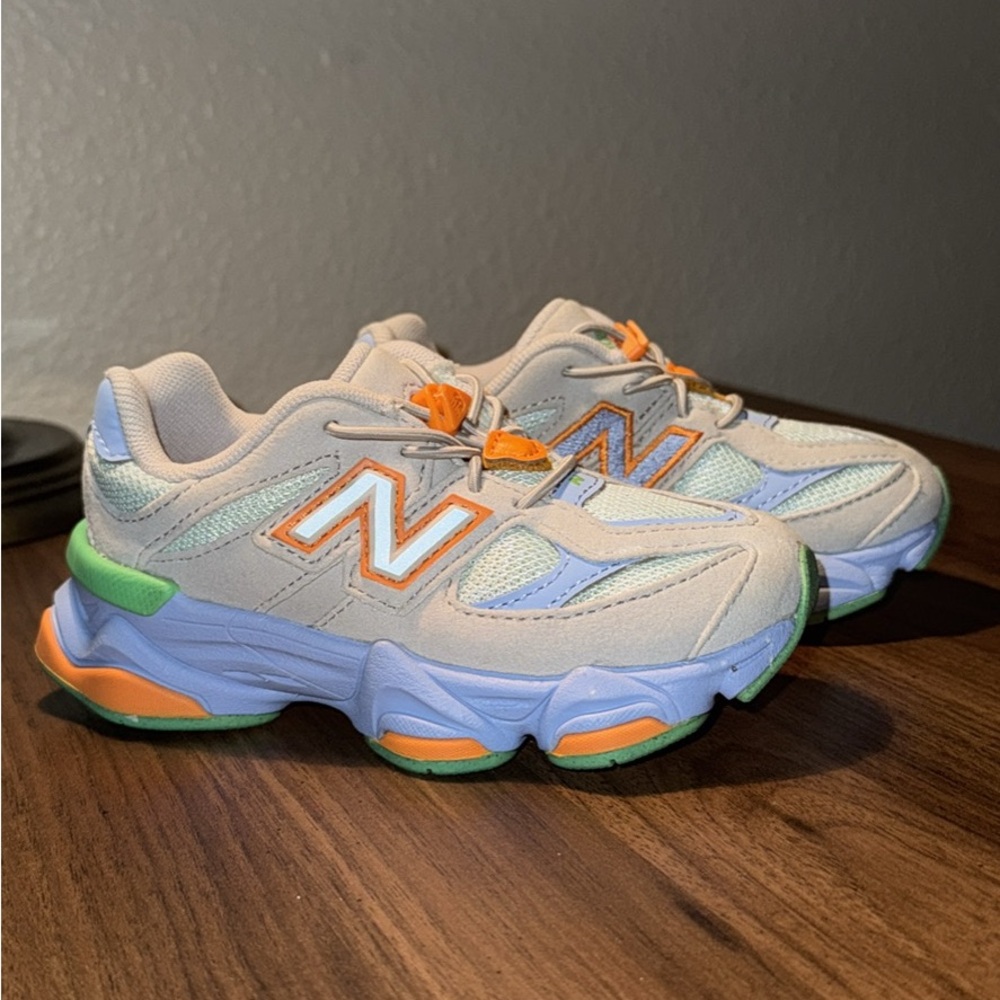 New Balance Kids' Sneakers in Orange, Blue, and Green